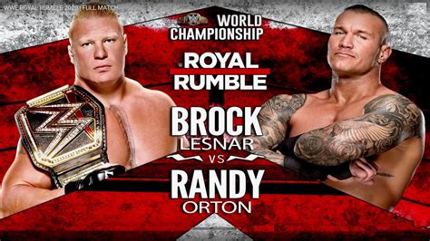 versus brock lesnar|brock lesnar vs randy orton.